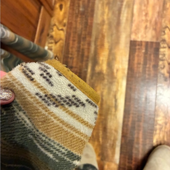 Cinch Boy's Striped Sweater - Green and Tan - Picture 4 of 5